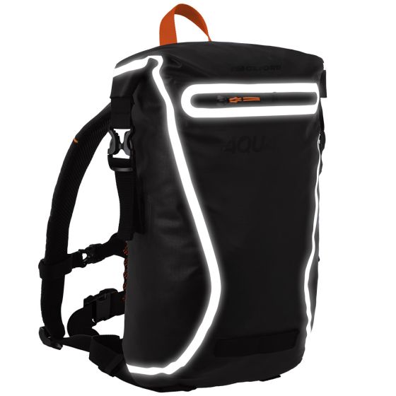 Oxford Aqua Evo 22 PVC Backpack - Black/Orange - Image 2