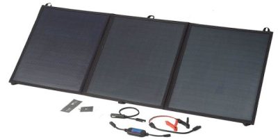 PV Logic 120W Fold Up Solar Panel with Charge Controller